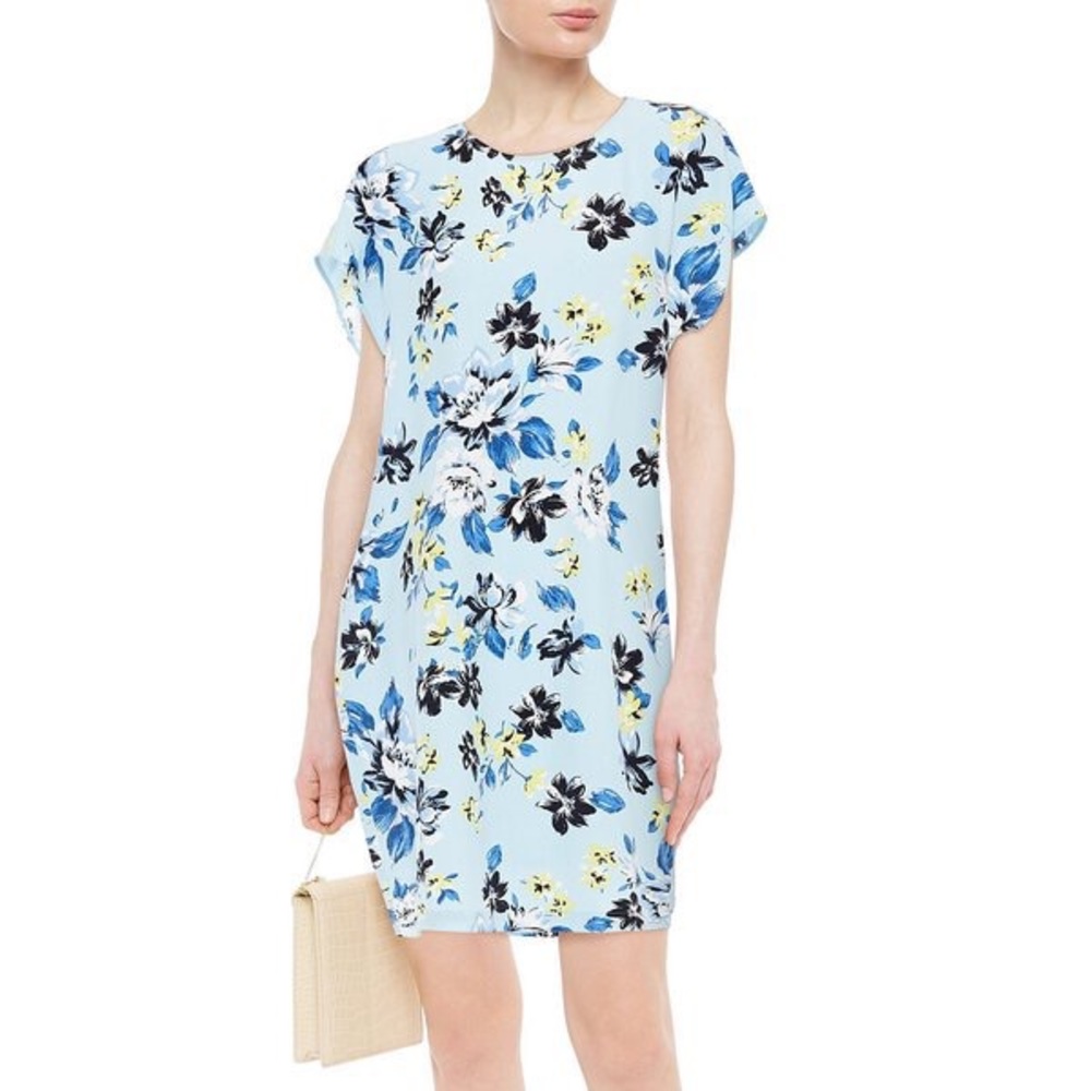 diane von furstenberg danika floral print shift dress
